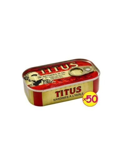 Titus Sardine x 50 (Carton)