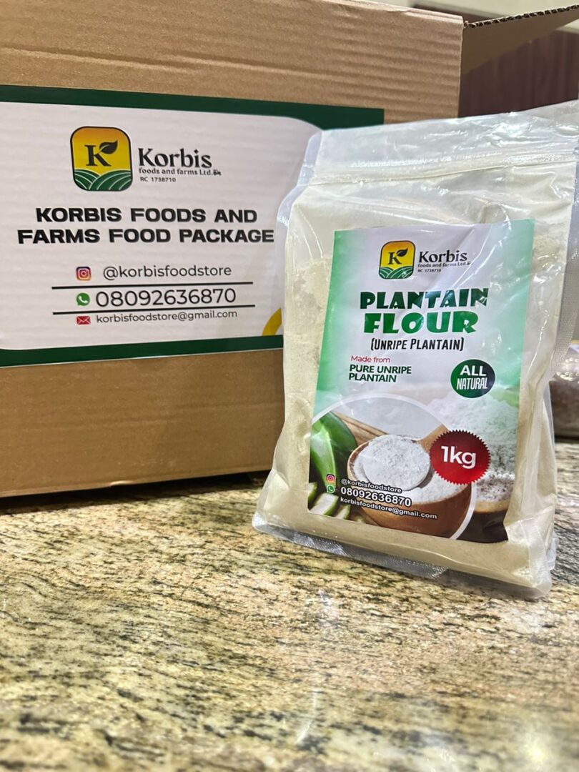 Korbis Plantain Flour (1kg)