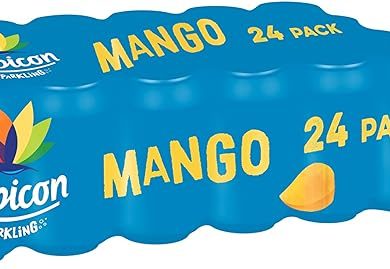 Rubicon Sparkling Mango Juice Drink 330Ml Can x 24