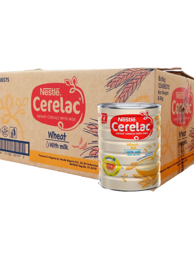 Nestle Cerelac Wheat With Milk 6m+ 1kg Carton