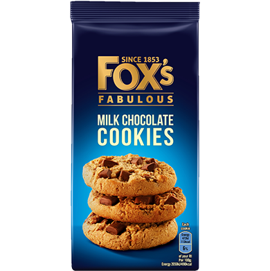 Fox's Fabulous Milk Chocolate Cookies  x 8