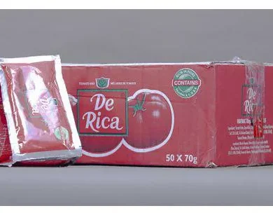 De Rica Tomato Paste - 70g × 50 Pieces
