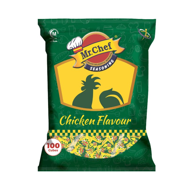 Mr Chef Seasoning Chicken Flavor Cubes 4g x 100 x 20